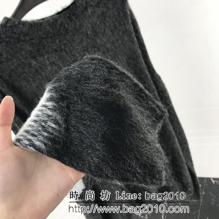 OWBLACK BRUSHED KNITWEAR Knitwear 針織拉絨馬海毛 毛衣定制面料 OS寬鬆版型 情侶款 ydi2443